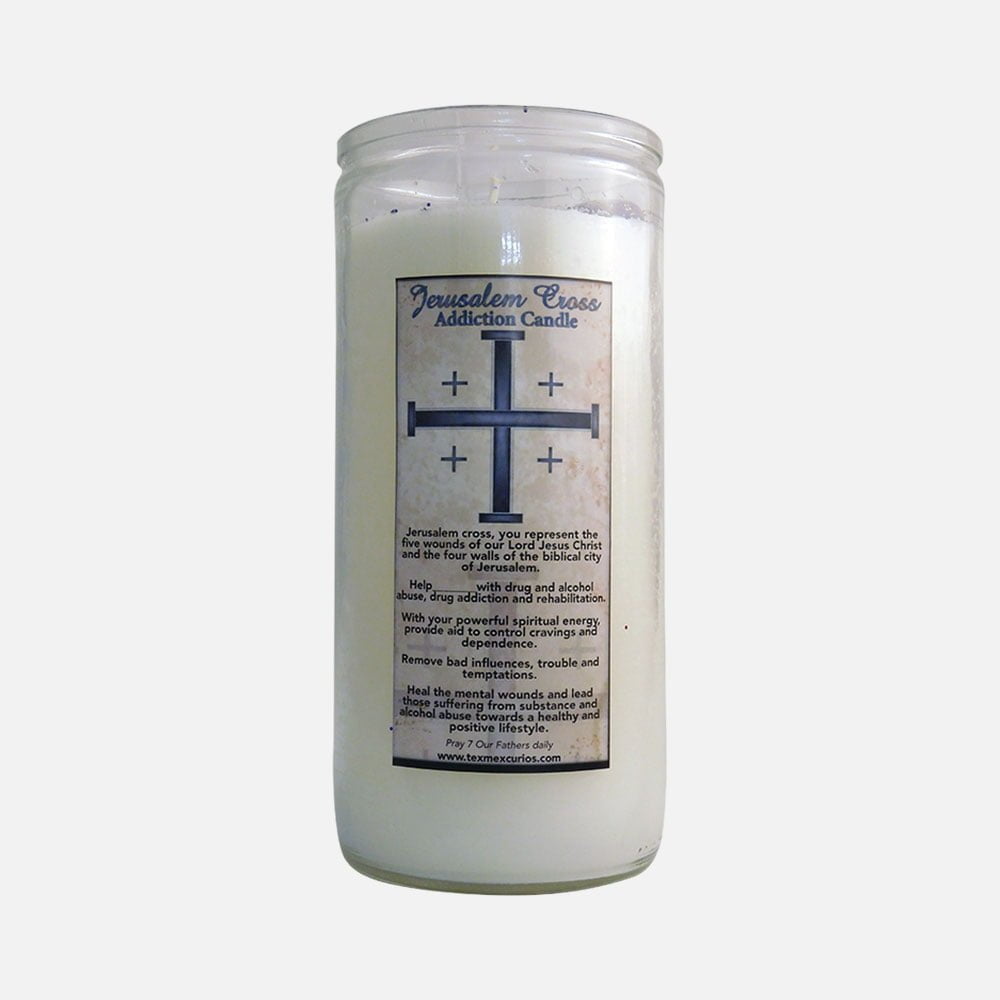 Jerusalem Cross Jumbo Candle