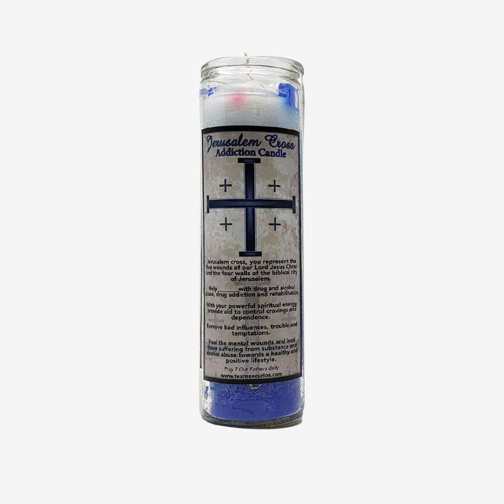 Jerusalem Cross Candle