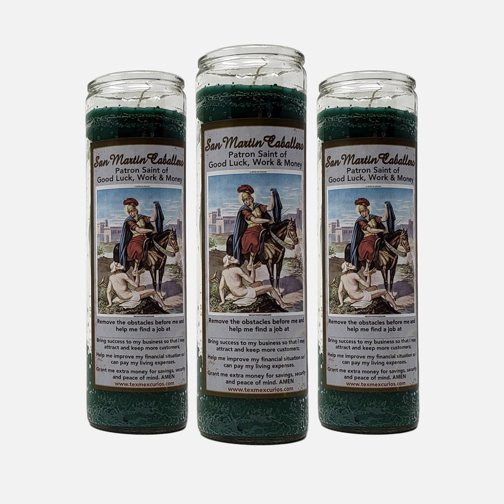 San Martin Caballero Candles