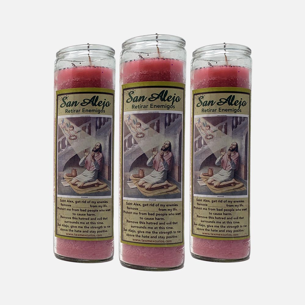 Saint Alex - San Alejo Candles