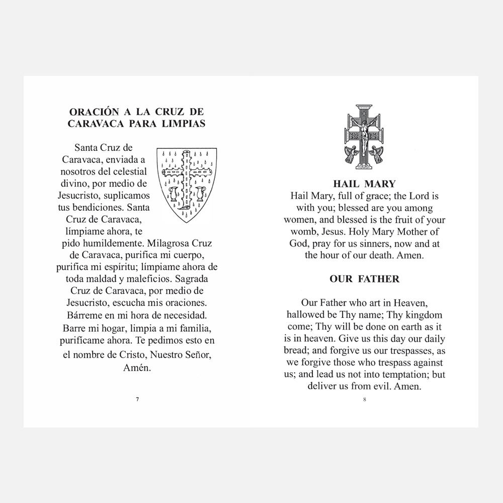 Cross of Caravaca Modern English Version Book pages 7-8