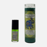 Lucky Elephant Candle and Perfume Set