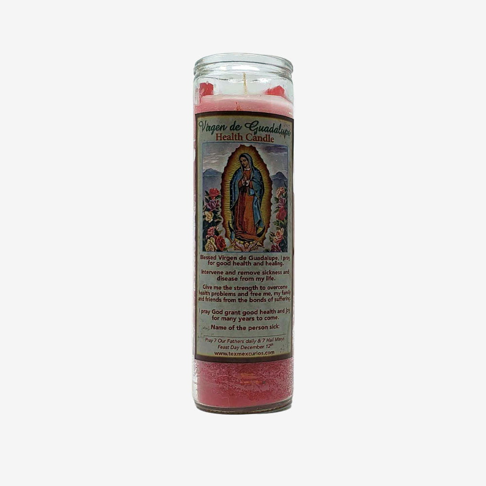 Virgen de Guadalupe Health Candle