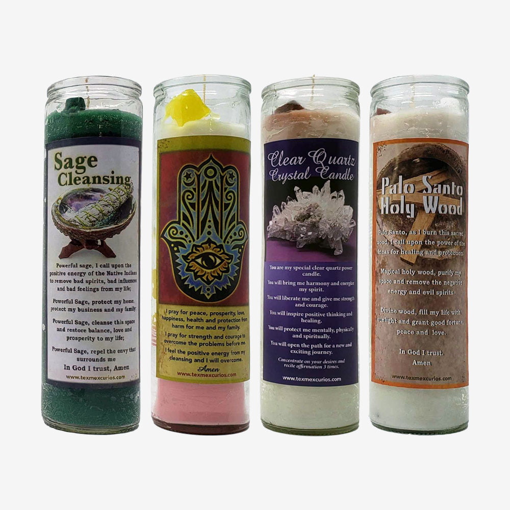 Personal Cleansing Candle Altar - 4 Cleansing Candles