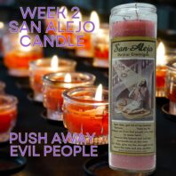Personal Stop Gossip Candle Altar week 2 candle