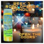 Personal Money Candle Altar week 1 candle