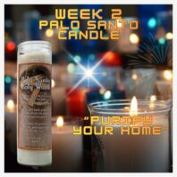 Personal Cleansing Candle Altar week 2 candle