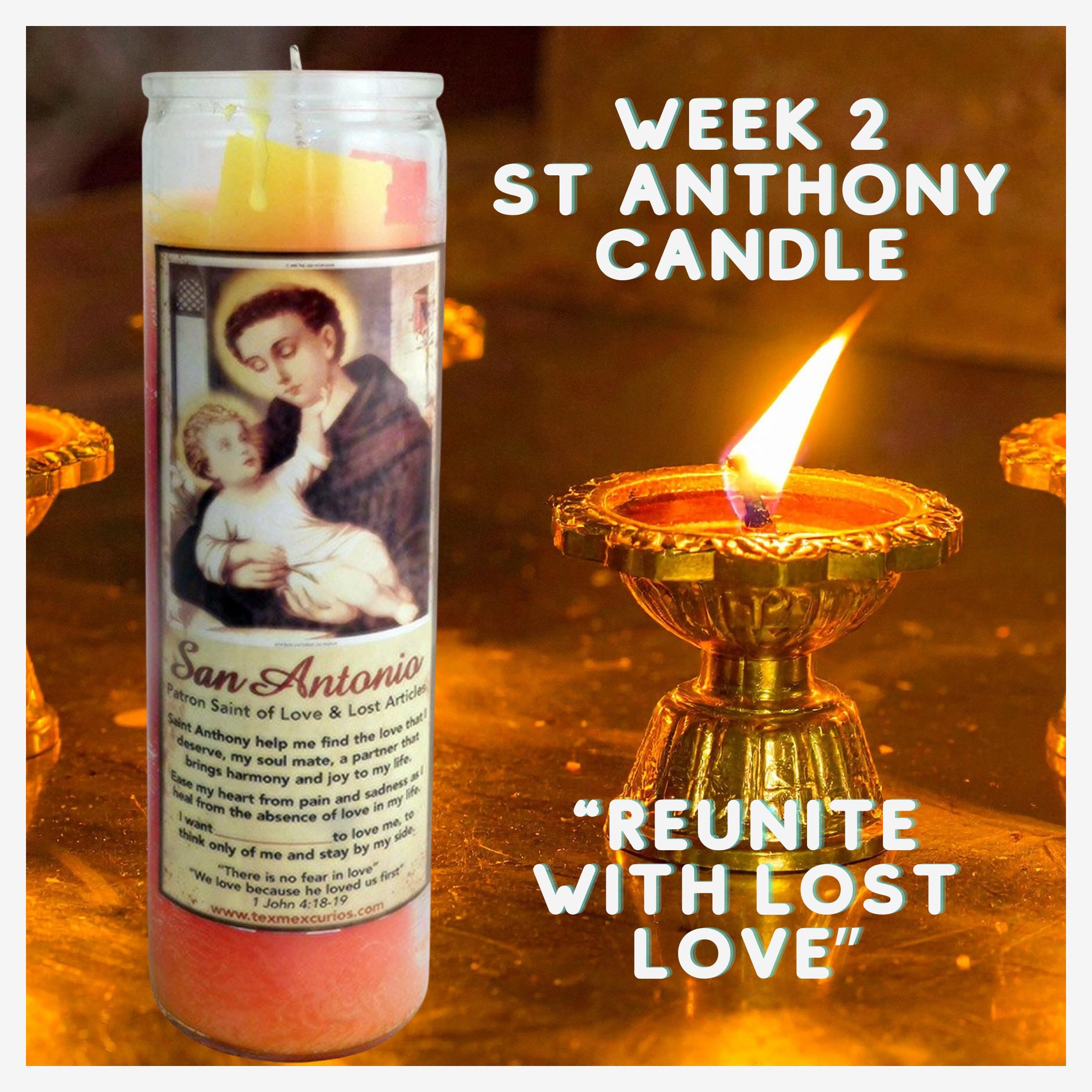 week2 Personal Love Candle Altar week 2 candle