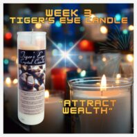 Personal Money Candle Altar week 3 candle