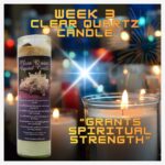 Personal Cleansing Candle Altar week 3 candle