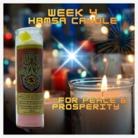 Personal Cleansing Candle Altar week 4 candle