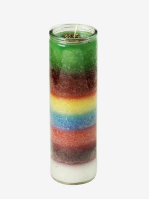 7 colors / 7 Colores candle
