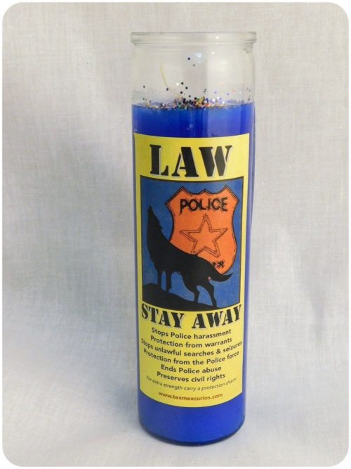 Law stay away candle