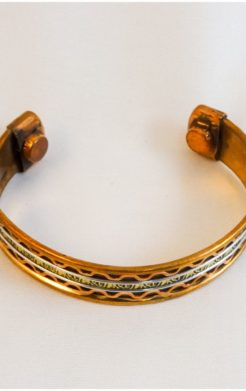 Copper and Silver Bracelet
