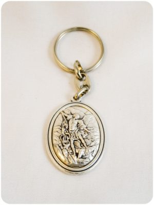 Saint Michael Key Chain