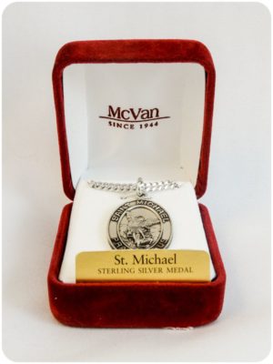Saint Michael Sterling Silver Medallion