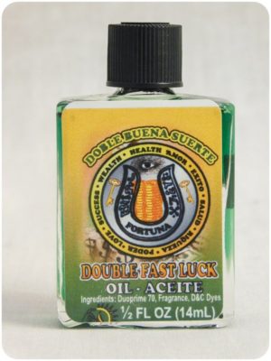 Double Fast Luck Spiritual Oil / Aceite Doble Suerte