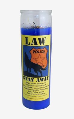 Law stay away candle
