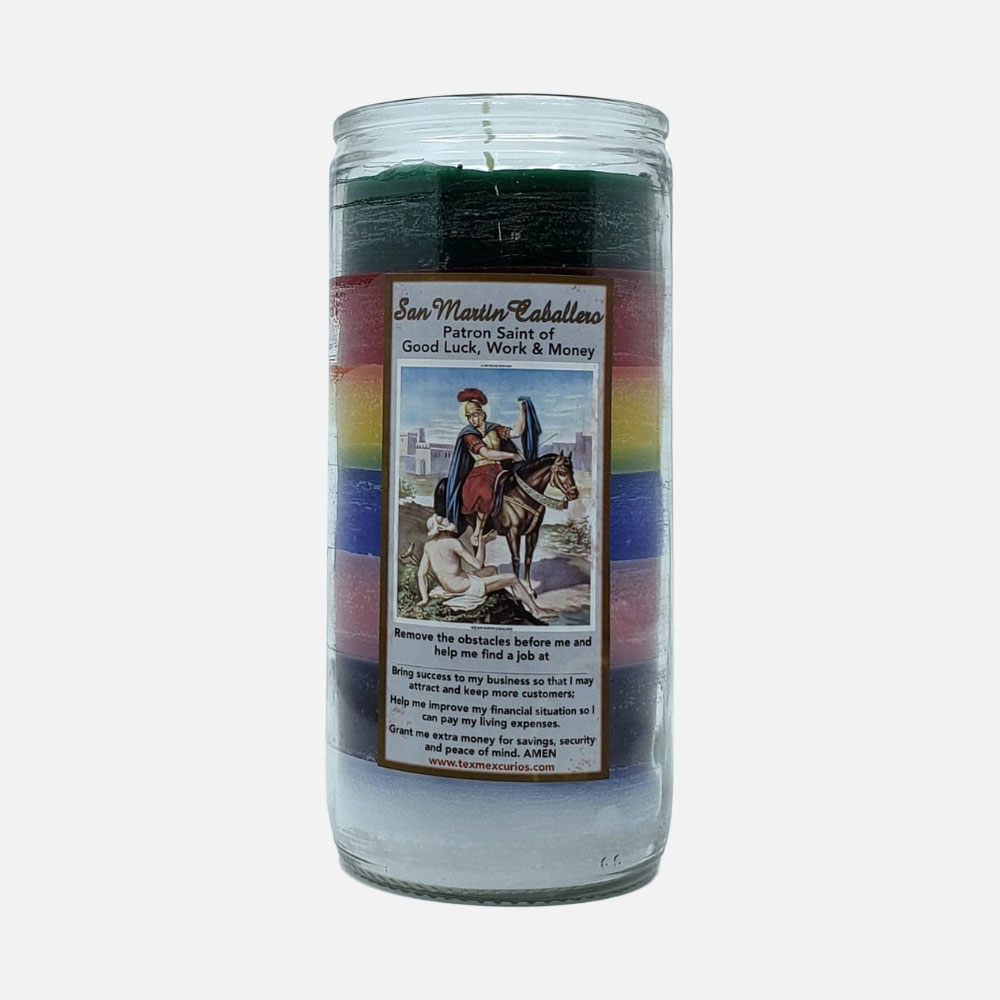 Martin Caballero jumbo 7 colors candle