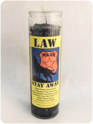 Law stay away candle (triple strength candle)