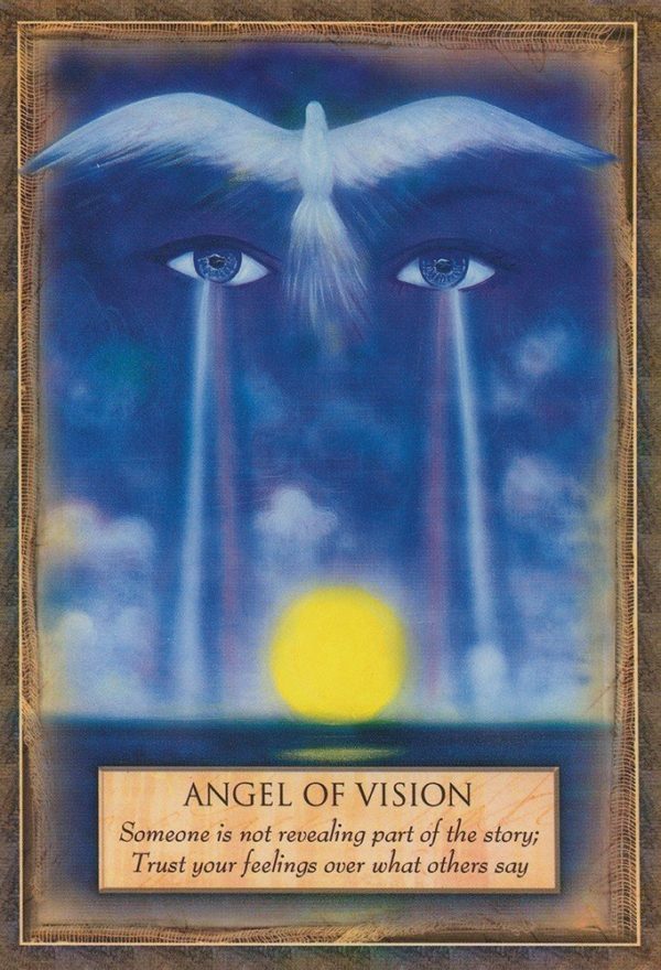 angels gods & goddesses oracle deck sample card