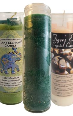 Lucky Gamblers combo chain candle burning service - 3 candles