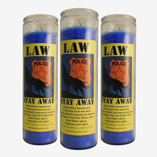 Law Stay Away Candle Set