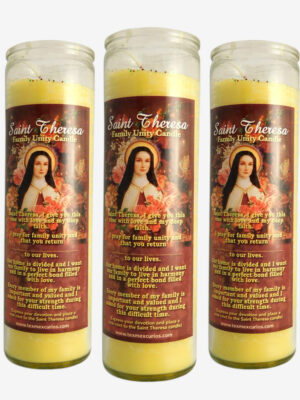 Saint Theresa Candle Set