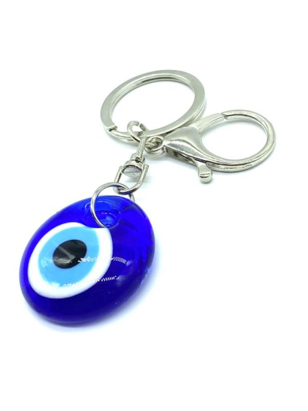 Evil eye key chain glass eye
