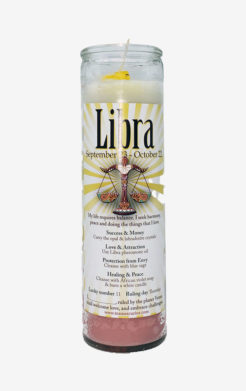 Libra Zodiac Candle