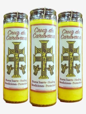 Cross of Caravaca 3 Fixed Blessing Candles
