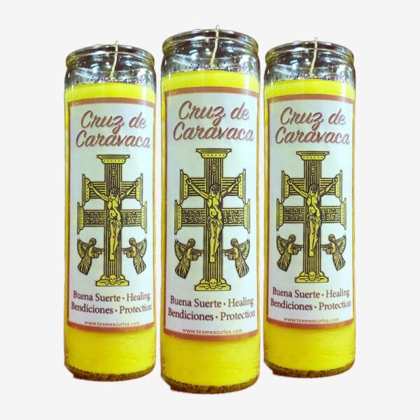 Cross of Caravaca 3 Fixed Blessing Candles