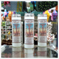 Justo Juez candles with lamps