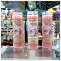 Velas de San Alex con lámparas oídas