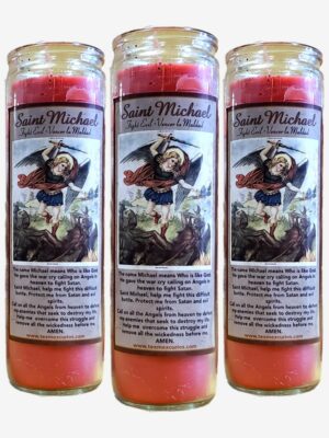 Saint Michael Archangel Fixed Candles for Protection