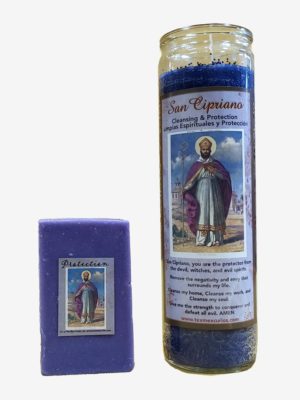 San Cipriano Soap & Fixed Candle Set for Protection