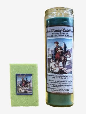 San Martin Caballero Soap and Fixed Candle