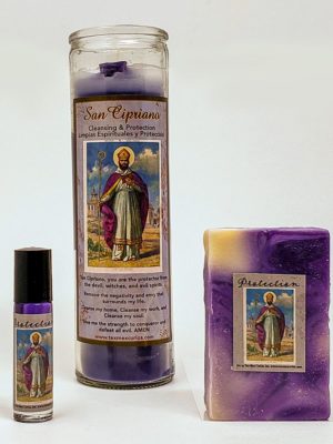 San Cipriano Set soap, pheromone oil, scented candle