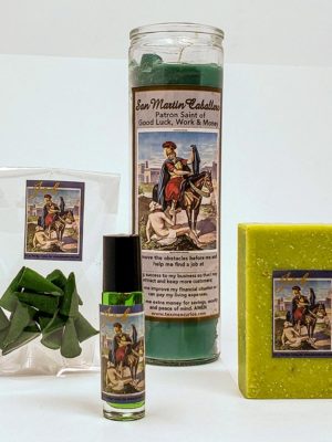 San Martin Caballero soap, pheromone, candle and incense set