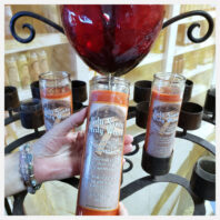 Palo Santo con corazón rojo