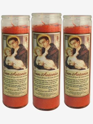 San Antonio candles set for love