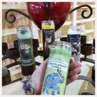 4 Velas de jugador con corazón rojo