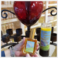 Set Spray y Vela Abre Camino con corazón rojo