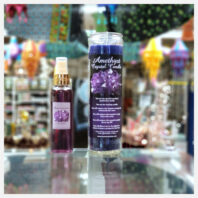 Set de Spray y Velas Amatista con lámparas