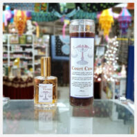 Court Case Spray & Candle Set with lamps overheard