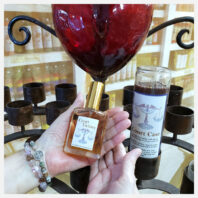 Court Case Spray & Candle Set with red heart