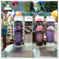 Crystal candles with lamps