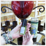 Lucky Elephant Spray & Candle Set with red heart