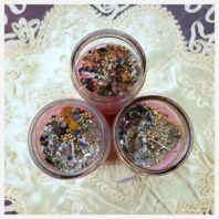 Inside look of 3 fixed candles