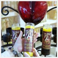 Teresa with red heart